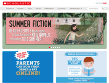 Tablet Screenshot of editions.scholastic.ca