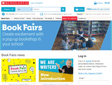Tablet Screenshot of bookfairs.scholastic.ie