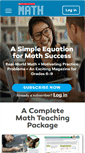 Mobile Screenshot of math.scholastic.com