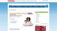 Desktop Screenshot of parentsblog.scholastic.com