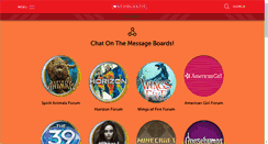 Desktop Screenshot of community.scholastic.com